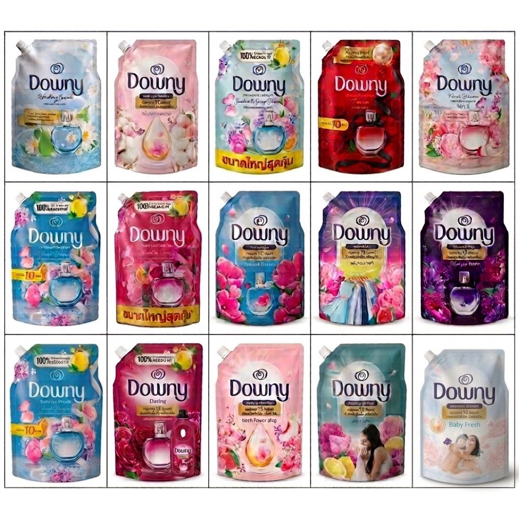 [มีหลายแบบให้เลือก] Downy ดาวน์นี่ น้ำยาปรับผ้านุ่ม สูตรเข้มข้น ขนาด 950 - 1.2 ลิตร