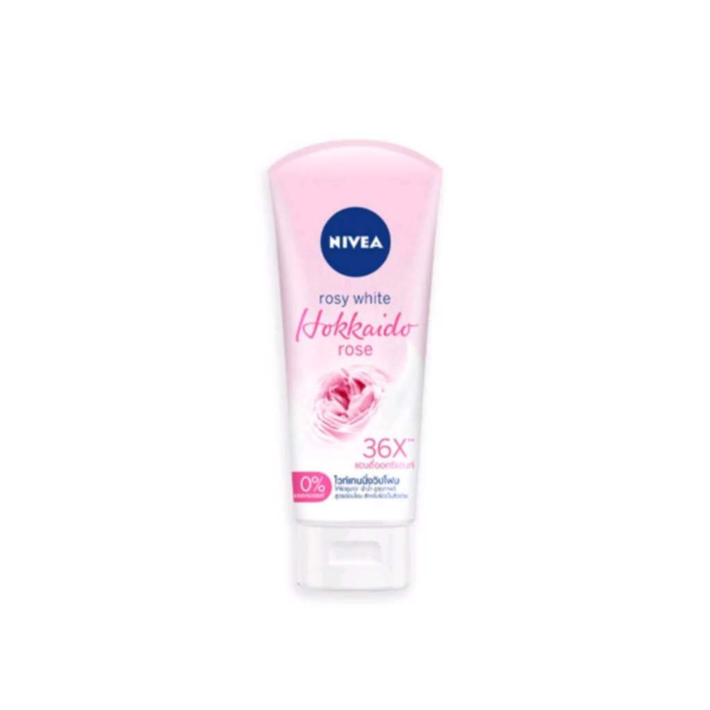 NIVEA นีเวีย โรซี่ ไวท์ ฮอกไกโด โรส เซรั่มวิป โฟม 100 มล.