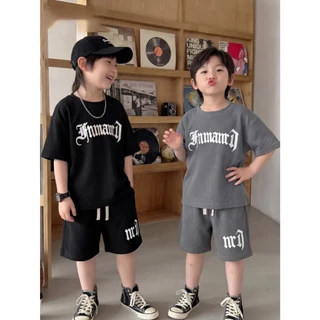 SweetKids พร้อมส่งจากกทม🌸ชุดเซ็ทเด็กแฟชั่น🍓ชุดสูทเด็กผู้ชายสองชิ้น ชุดกีฬาแขนสั้นแห้งเร็ว ลำลองฤดูร้อน สไตล์เกาหลี
