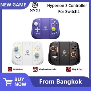 Local NYXI Hyperion 3 ตัวควบคุมสำหรับ Switch2 ไร้สาย แม่เหล็ก 9-Gyro Turbo Vibration