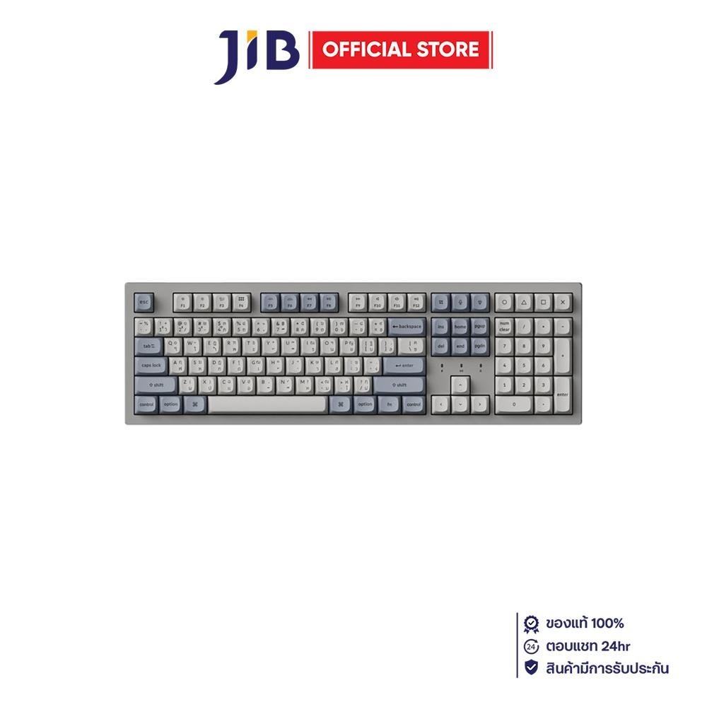 WIRELESS KEYBOARD (คีย์บอร์ดไร้สาย) KEYCHRON K10 MAX - QMK/VIA KEYCHRON SILENT RGB EN/TH RETRO BLUE