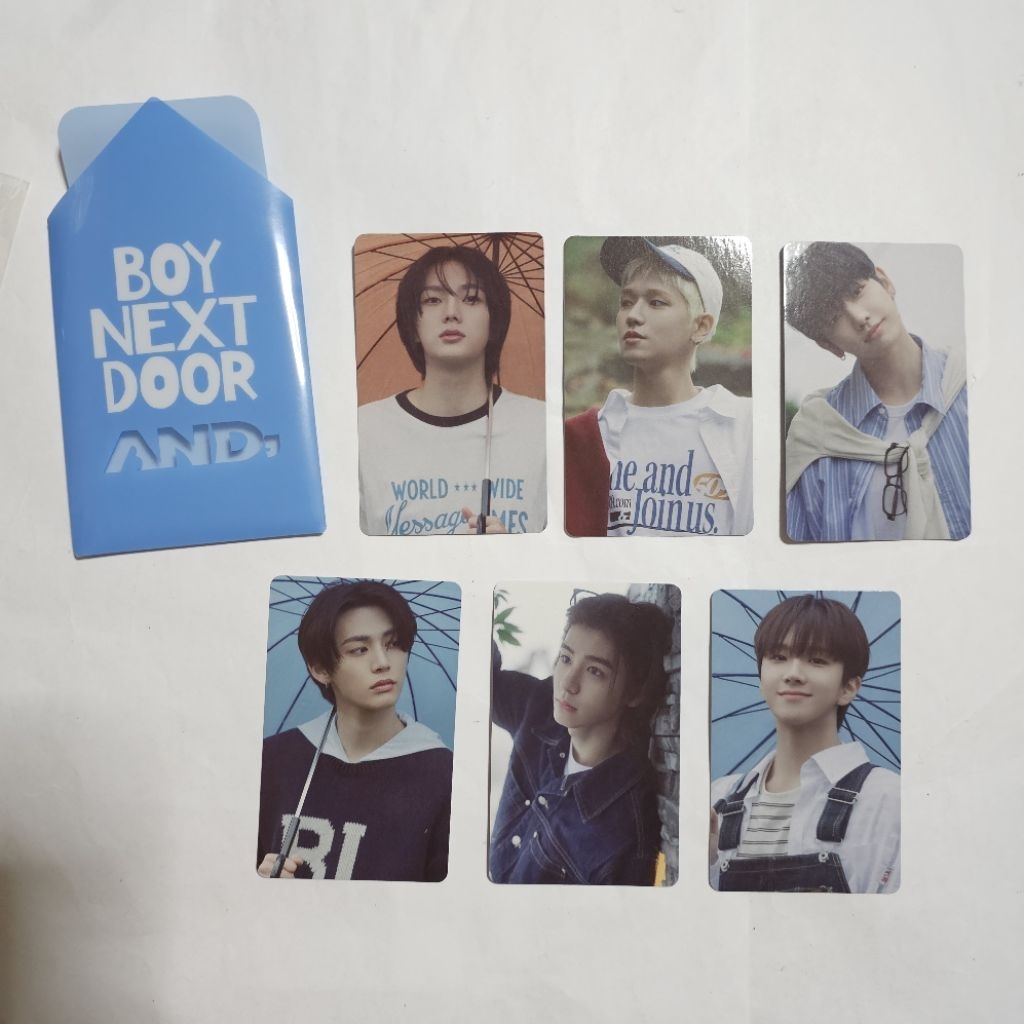 BOYNEXTDOOR JP [AND,] Official Photocard Solo ver. POB Weverse Shop JAPAN พร้อมส่ง