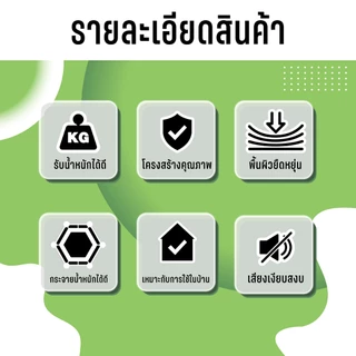 BG Trampoline แทรมโพลีน ขนาด 40/48 นิ้ว มีราว/ไม่มีราว สำหรับออกกำลังกาย ยางยืดแข็งแรงทนทาน
