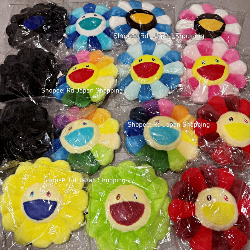 มีส่งด่วน พร้อมส่งที่ไทย ส่งไว Takashi Murakami 30 ซม. ของแท้ flower มุราคามิ ดอกไม้ หมอน pillow เรนโบว์ หมอน cushion