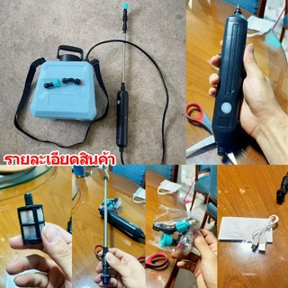 หัวพ่นยาไฟฟ้า ไฟฟ้า ไร้สาย เครื่องพ่นยาไฟฟ้า Lithium-ion การชาร์จUSB ฉีดสปริงเกลอร์เครื่องมือรดน้ํ