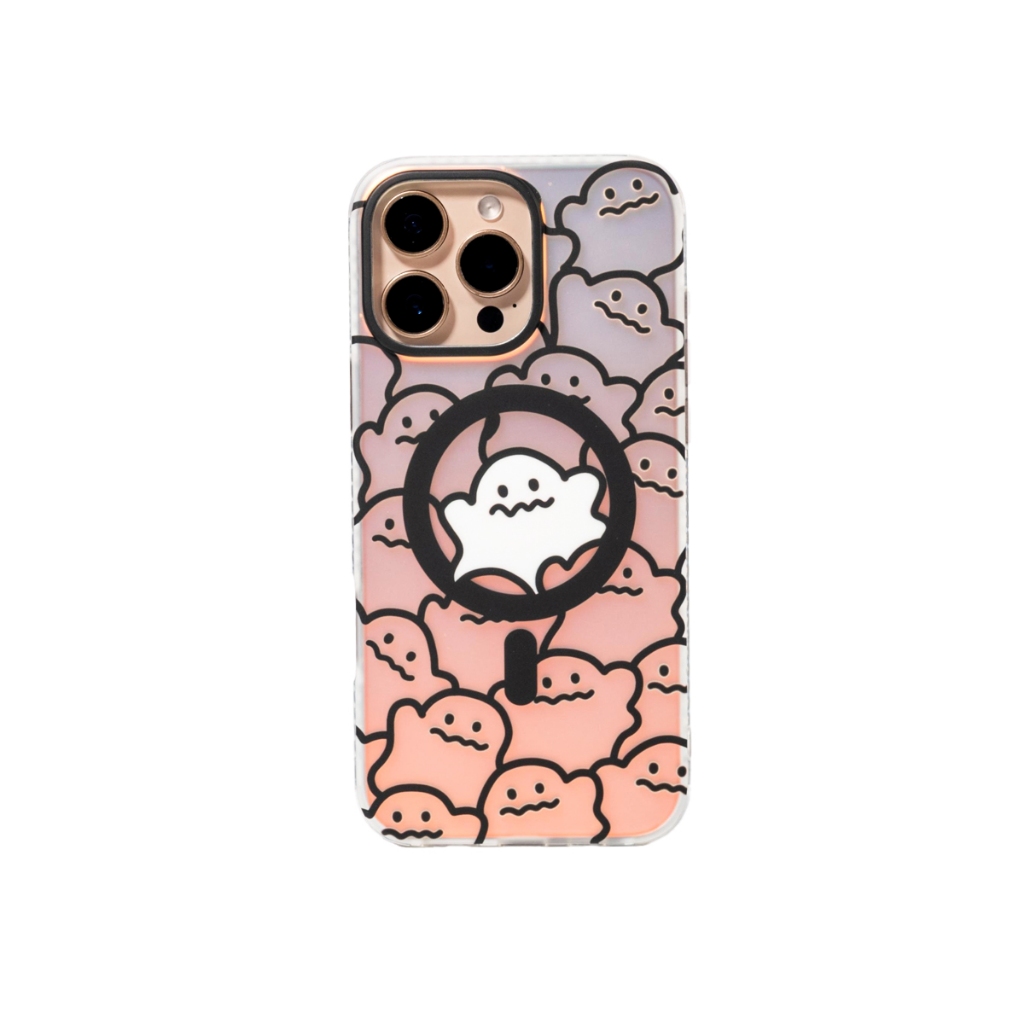 AEIOU รุ่น Squishy Ghost เคสสำหรับ iPhone 13 / 14 / 15 / 16