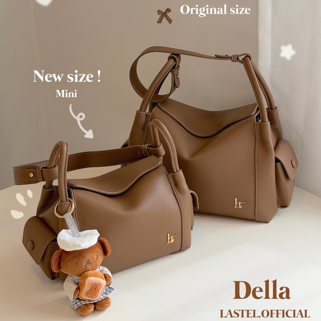 (มี2size)LASTEL - กระเป๋าสะพายรุ่นDELLA งานพรีเมี่ยม สายสะพาย2แบบ ปรับระดับได้✨