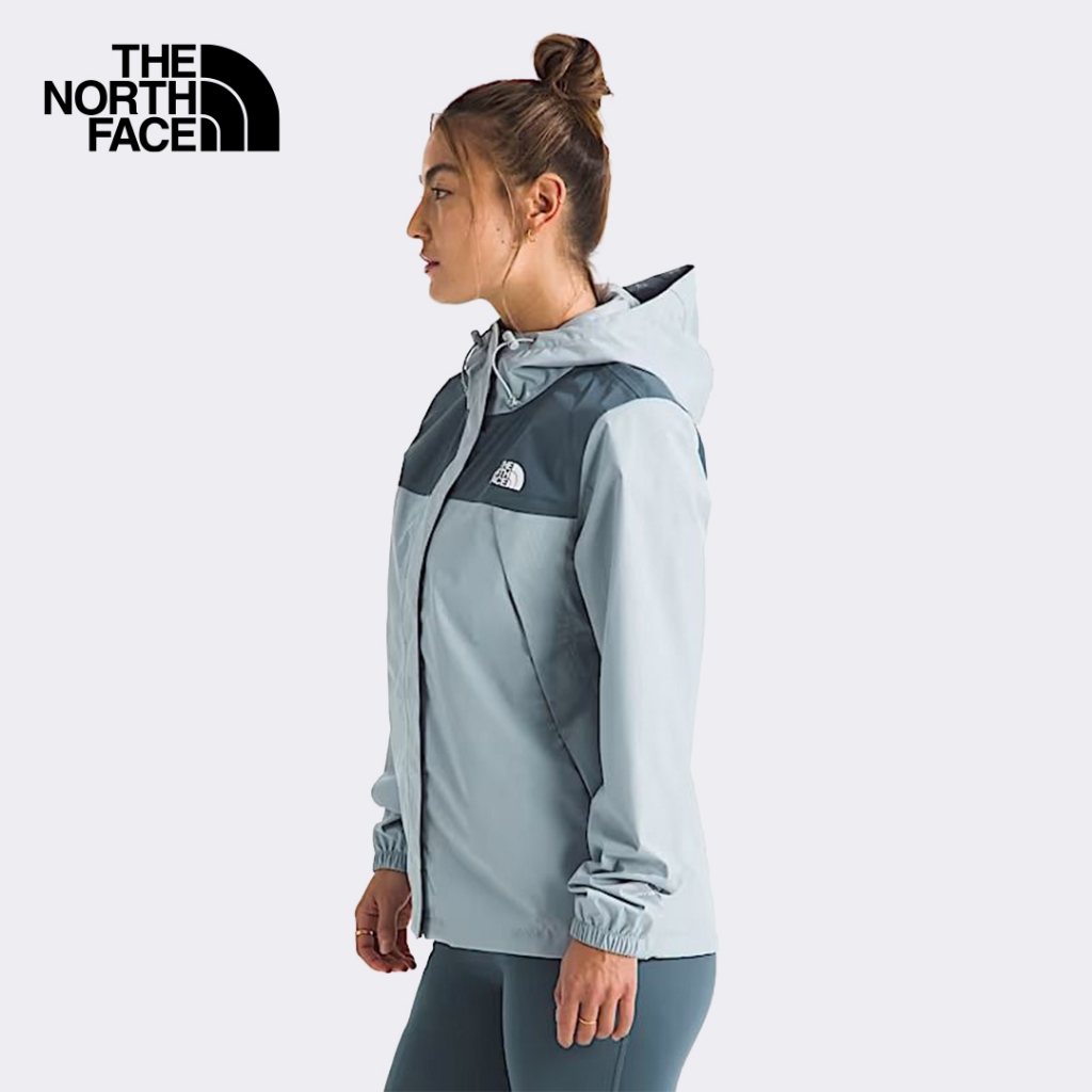 THE NORTH FACE WOMEN ANTORA RAIN JACKET(ขนาดสินค้าไซส์ASIA/AP) - FROST GREY/GRANITE GREY แจ็กเก็ตกันฝน ผู้หญิง — صورة 3