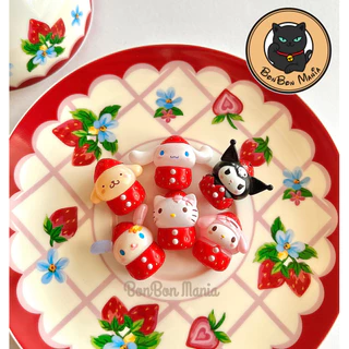 [แบบแยก-เลือกตัวได้]Gachapon Sanrio Characters Strawberry Sign Accessories set