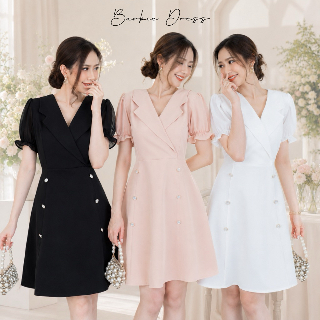 Modish | Barbie Dress | เดรสแขนตุ๊กตา สวยหวาน ใส่ออกงานถ่ายรูปสวยจึ้ง