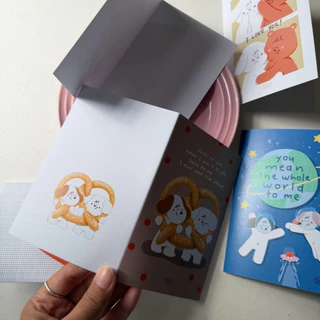 BMCK - การ์ดความรัก (มีซอง) ชุดที่ 3 LOVE CARD การ์ดอวยพรโอกาสต่างๆ