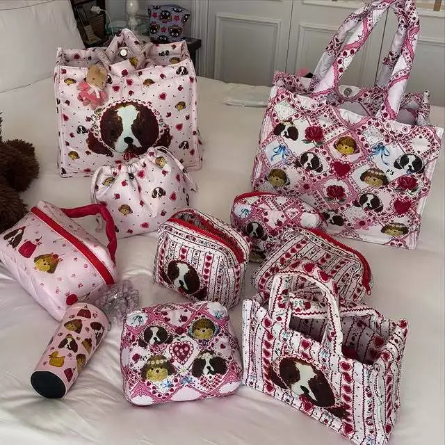 FLUFFY BAG PSMaterial กระเป๋านุ่มนิ่มเเบบแม่ชมและน้าพลอย กระเป๋า Fluffy MINI แก้วPsMaterial ชุดPsmaterial แก้วแบบแม่ชม
