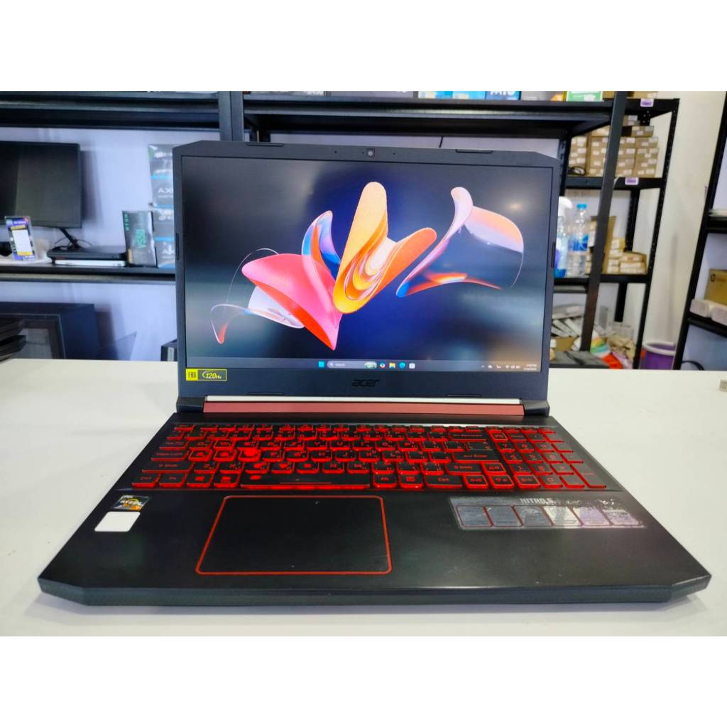(Notebookมือสอง)  ACER NITRO 5 AN515-43-ROT3 AMD Ryzen 7-3750H GTX 1650 4GB💻เครื่องสภาพดี🔥🔥
