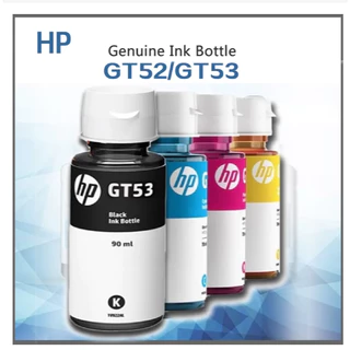หมึกพิมพ์แท้ HP GT53 BK, GT53XL BK , GT52 CMY Original Ink Bottle (1VV21AA,1VV22AA,M0H54AA,M0H55AA,M0H56AA)