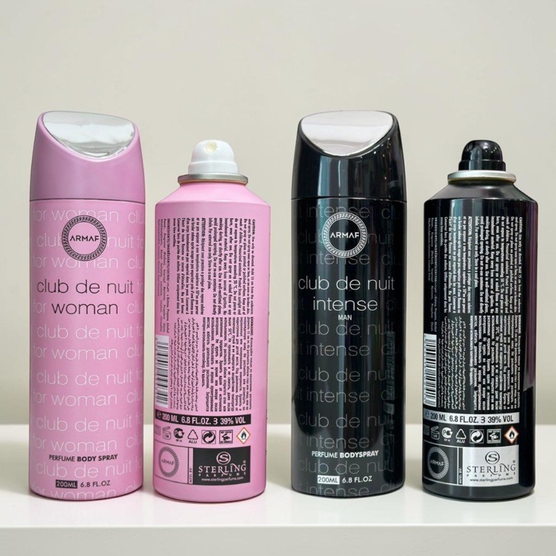 Armaf Club De Nuit Perfume Body Spray 200ml มีกลิ่นให้เลือก