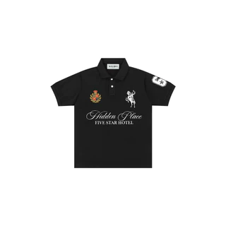 (Pre order only M) Hidden Place RDY Polo03 / Black