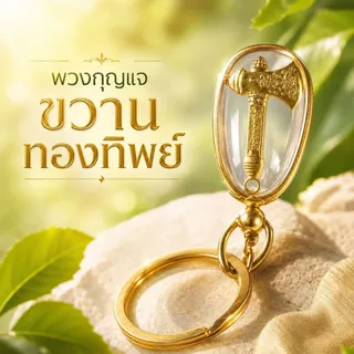 พวงกุญแจขวาน ตัดหนี้สินและภาระต่างๆ