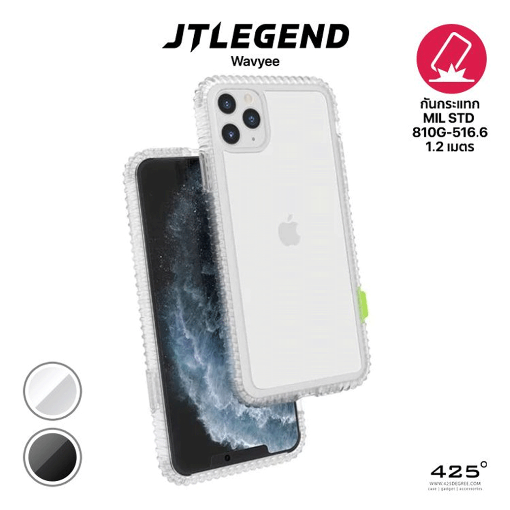 JTlegend WAVYEE เคส iPhone 11 Pro - Crystal Clear