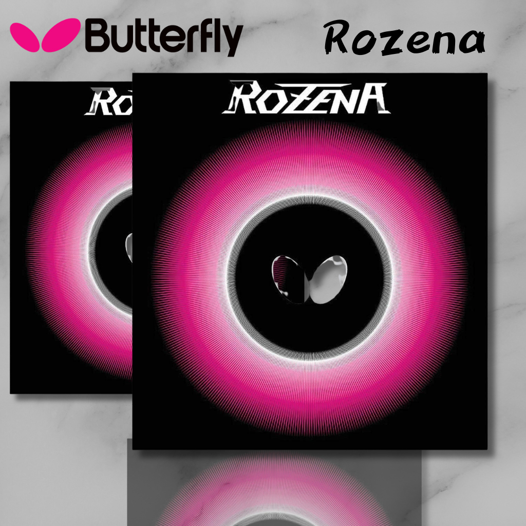 BUTTERFLY ยางปิงปอง Rozena สีแดง ความหนา Extra Thick ของแท้ญี่ปุ่น