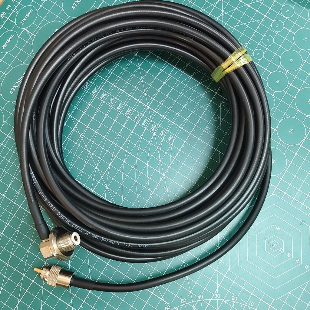 #สาย5DFB/TSLสายพร้อมขั้วแจคเม้า-PL259