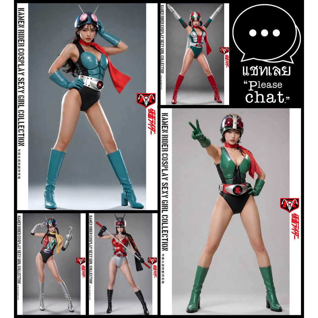โปสเตอร์ ไอ้มดแดง คอสเพลย์ V1-5 MASKED RIDER 仮面ライダー POSTER 11.5"x16.5" นิ้ว A3 Kamen Rider Cosplay S