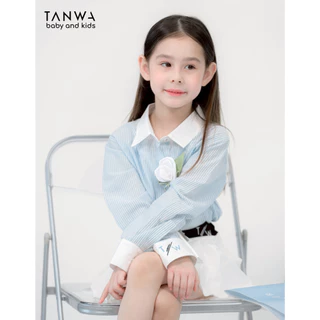 𝗣𝗲𝘁𝗶𝘁 𝗣𝗿𝗲𝗽 ชุดเซ็ทเสื้อเชิ้ตแขนยาว+กระโปรงจีบสีขาว (ชุดลูกสาว) : MS TP 930+934 PE