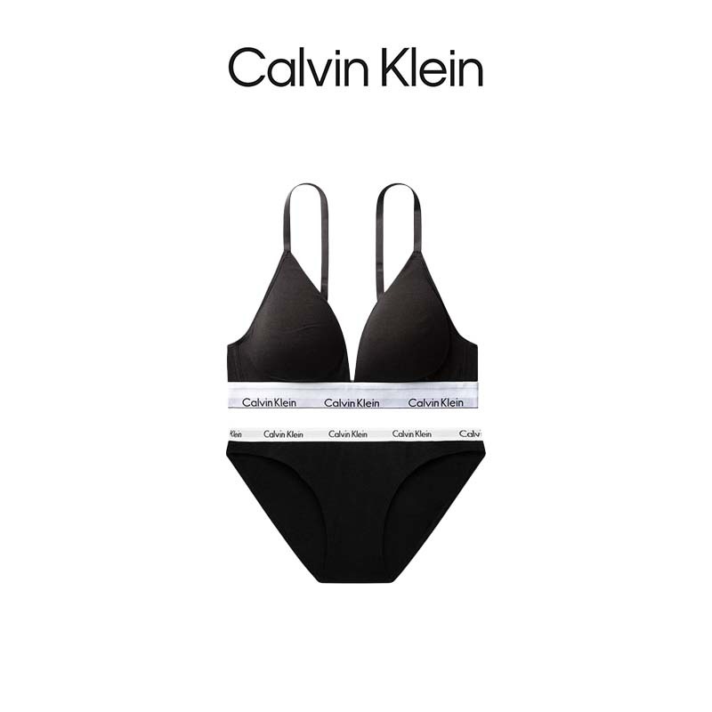 『Calvin Klein』CK WOMEN LINGERIE SET ชุดชั้นในผู้หญิง ผ้านุ่มระบายอากาศ