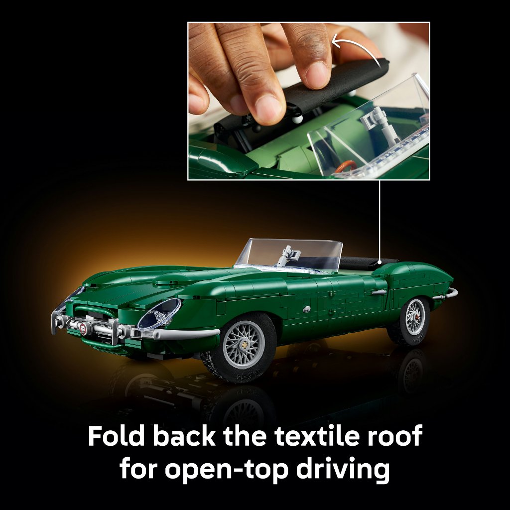 LEGO Icons ‏11381 جاكوار E-Type ‏(1673 قطعة) — صورة 7