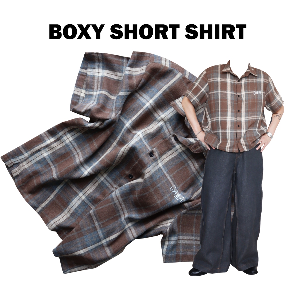 JAMANBKK / BOXY SHORT SHIRT / เสื้อเชิ้ต ทรงสั้น พอดีตัว