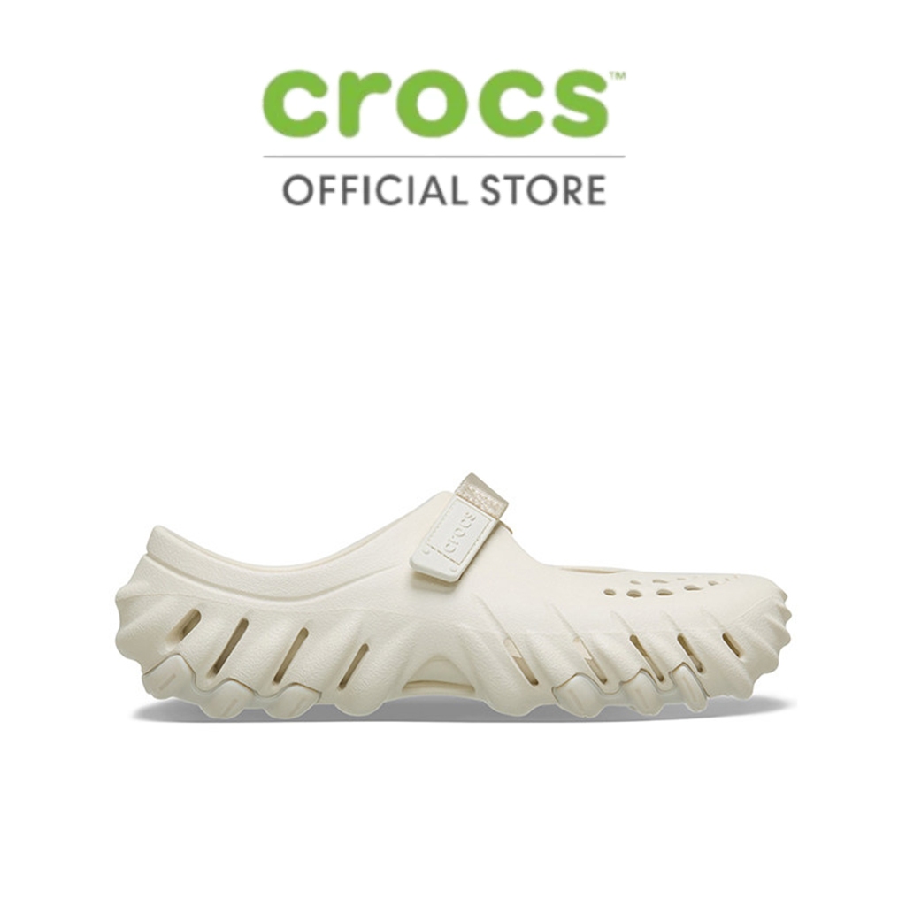 Crocs รองเท้าสตรี รองเท้าแตะผู้หญิง ECHO CLOG Mary Jane Echo Mary Jane Clog - Extra White 211996-2MD