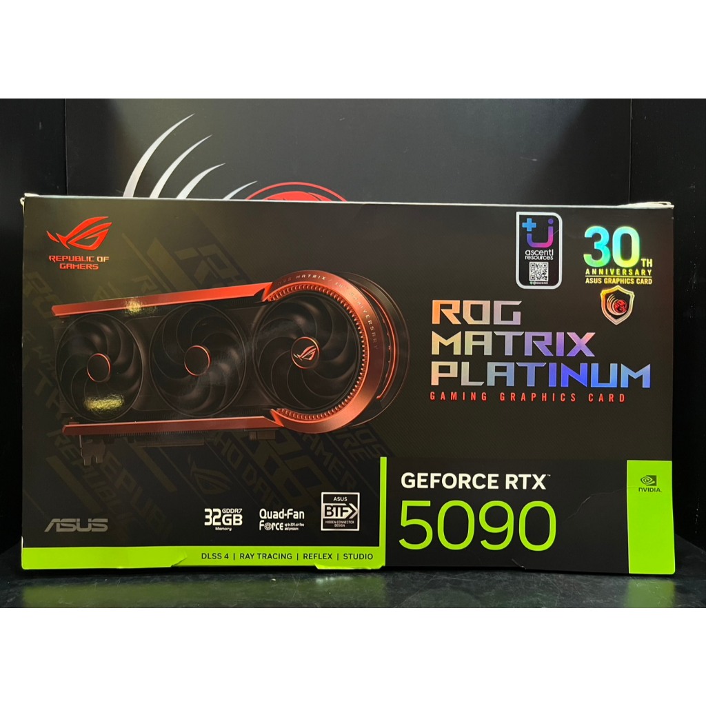 ROG MATRIX PLATINUM GEFORCE RTX5090 30TH ANNIVERSARY EDITION - 32GB GDDR7ป