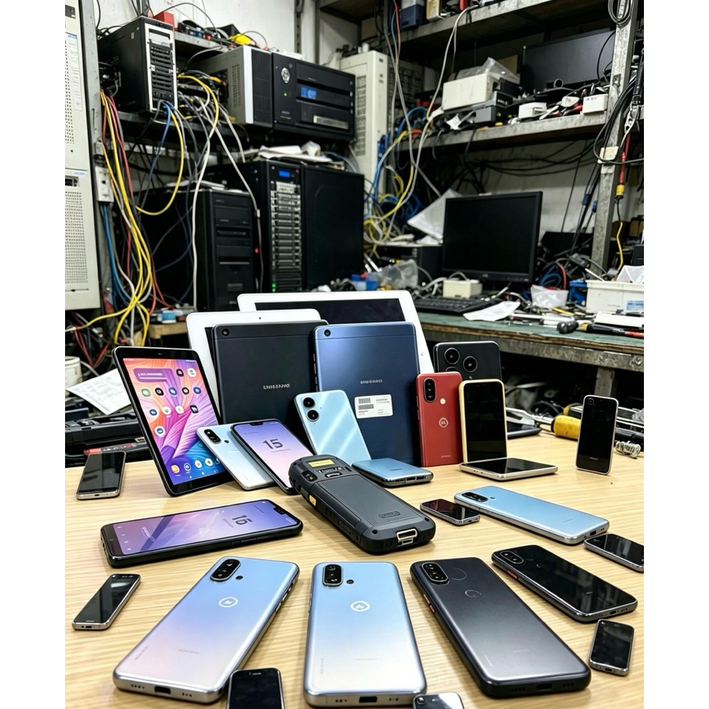 โทรศัพท์และแท็บเล็ตมือสองพร้อมใช้งาน Samsung  Vivo Redlme TECNO สภาพสวย