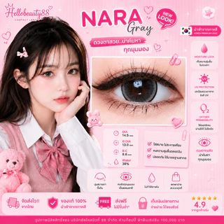 WINK Nara/Lila คอนแทคเลนส์สี Brown/gray ตาโต ลายขายดี ตาหวานน่ารักสุดๆ