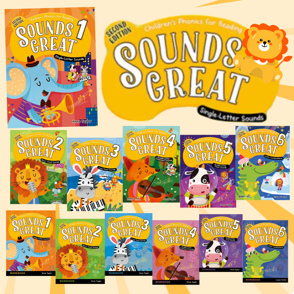 DKTODAY หนังสือ SOUNDS GREAT LEVEL 1-6 WITH BIGBOX APP (2ED)