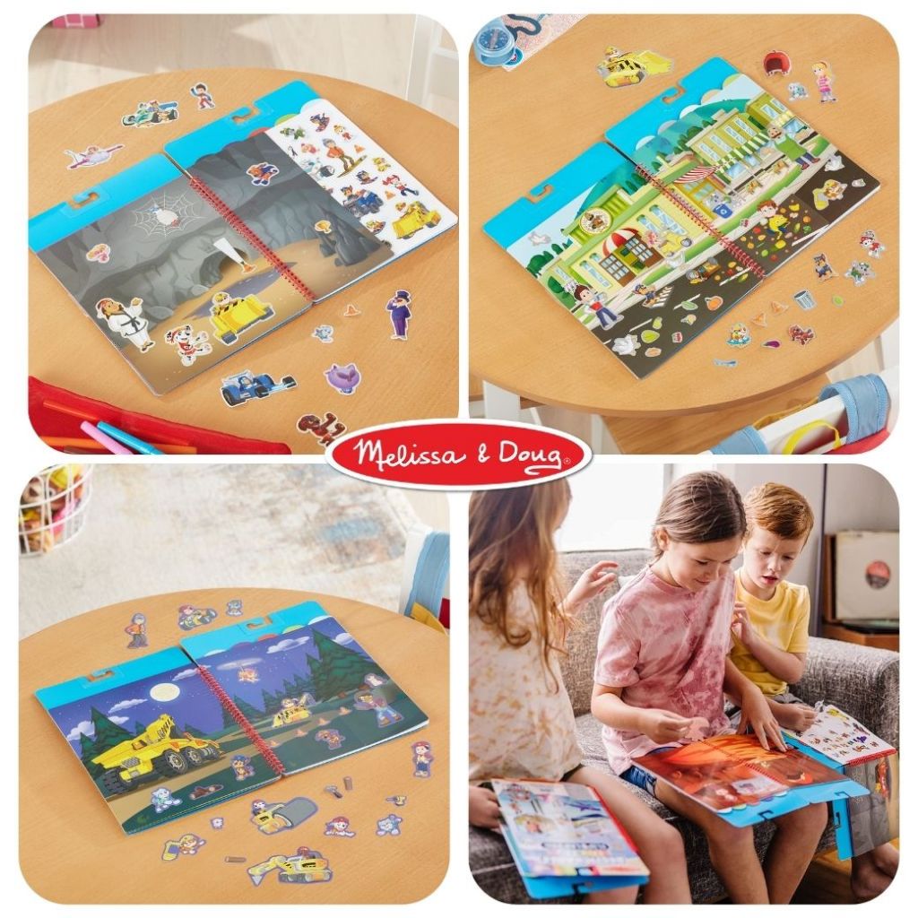 Melissa & Doug كتاب ملصقات قابلة لإعادة الاستخدام Paw Patrol ‏(2 + 1 مجاناً) — صورة 8