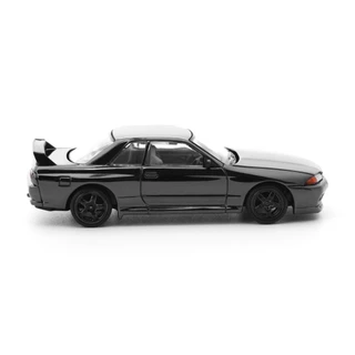 PRDC002 - POPRACE 1/64 R32 GT-R DARK CHROME DIECAST SCALE MODEL CAR