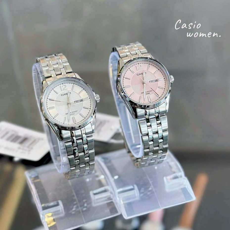 Casio Standard นาฬิกาข้อมือผู้หญิง สายสแตนเลส รุ่น LTP-1335 LTP-1335D (LTP-1335D-1A,LTP-1335D-2A)