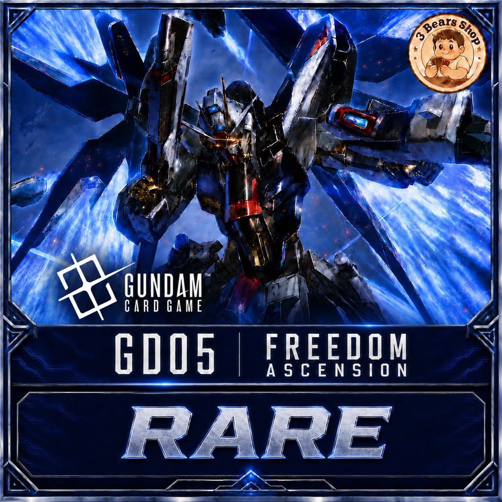 [Gundam Card Game] GD05 : Freedom Ascension การ์ด Rare | R | การ์ดเกมกันดั้มถูกลิขสิทธิ์