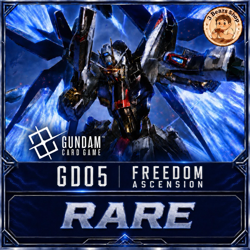[Gundam Card Game] GD05 : Freedom Ascension การ์ด Rare | R | การ์ดเกมกันดั้มถูกลิขสิทธิ์
