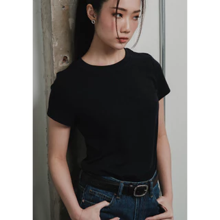 Blair round neck top Basicselected เสื้อยืดคอกลม เนื้อผ้า premium cotton