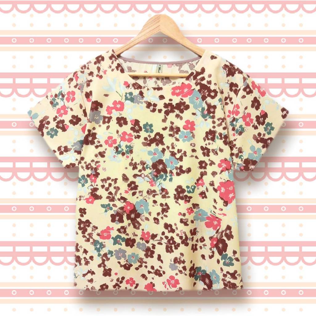 เสื้อสาวอวบ ผ้าไหมอิตาลี่ ไซส์เสื้ออก 40/42/44/46 รูปที่ 5