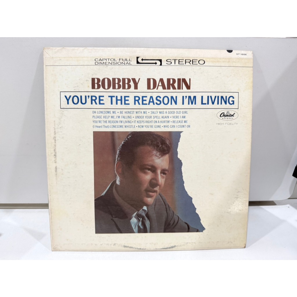1LP Vinyl Records แผ่นเสียงไวนิล Bobby Darin - You're The Reason I'm Living - Capitol Records ... (H