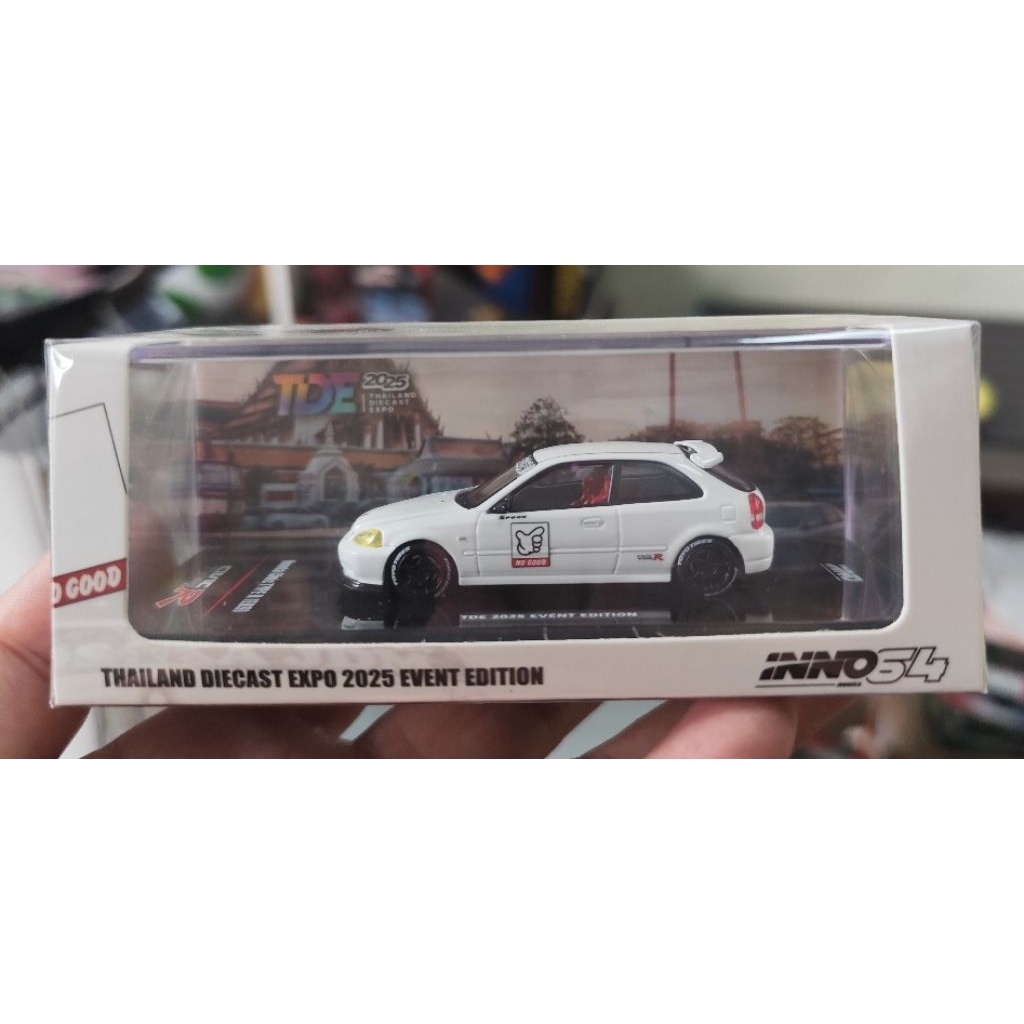 Inno64 Honda Civic Type R EK9 1:64 Thailand Diecast Expo 2025 Event Edition.