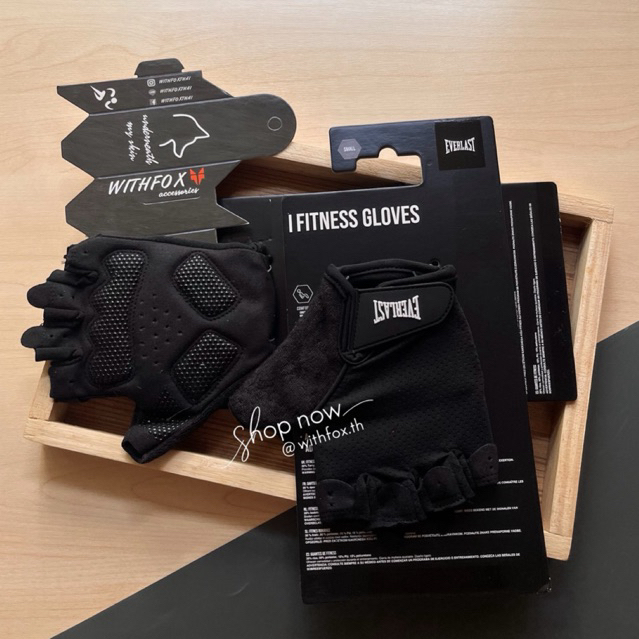 ถุงมือฟิตเนสรุ่นฮิต ยอดนิยม สินค้านำเข้าจากอังกฤษ🇬🇧Everlast Fitness Gloves