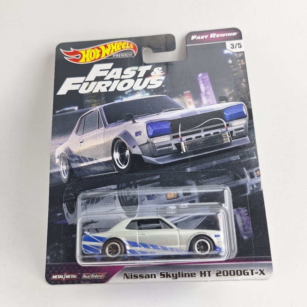 รถเหล็ก Hotwheels NISSAN SKYLINE HT 2000 GT X FAST&FURIOUS FAST REWIND (PB02)
