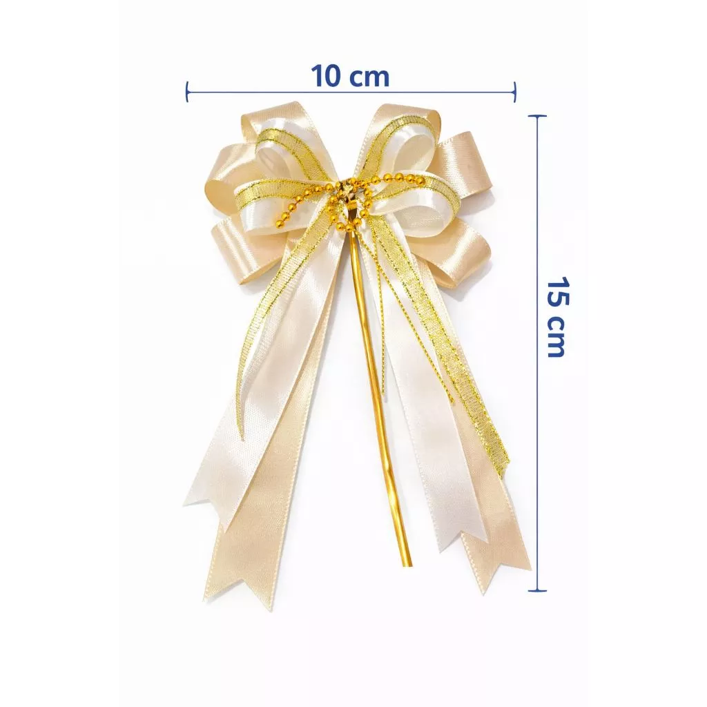 โบว์สำเร็จรูป 📌สินค้าพร้อมส่ง📌ใช้ติดกล่องของขวัญกระเช้าของขวัญ วันปีใหม่ วันคริสต์มาส งานทำมือทุกชิ้น💥