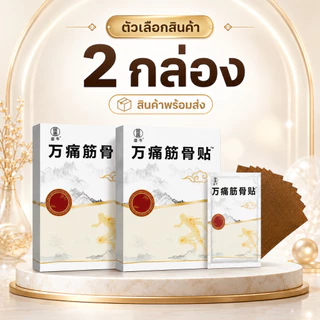 แผ่นแปะ สมุนไพรคลายปวดเมื่อย (1กล่อง)มี8แผ่น