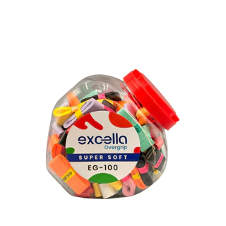 (พร้อมส่ง)กริ๊ป EXCELLA EG-100 นุ่มหนึบ กันลื่น ดูดเหงื่อ จับสบาย แบดมินตัน/เทนนิส 0.7มม.