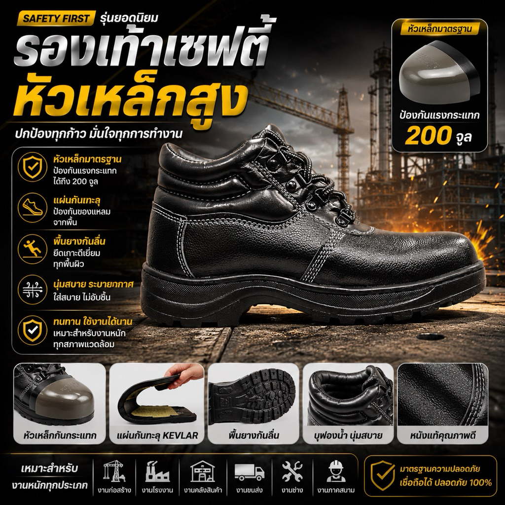 รองเท้าข้อสูง (ไม่มีกล่อง) รบกวนสั่งเผื่อไซซ์ 1-2เบอร์