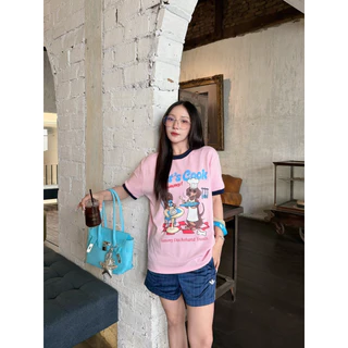 เสื้อยืดป้าย Noting House ผ้านุ่มสุดๆ ยืดหยุ่นได้ดี ยับยากและรีดง่ายมาก ผ้ารุ่นนี้จะนุ่มพิเศษนะคะ